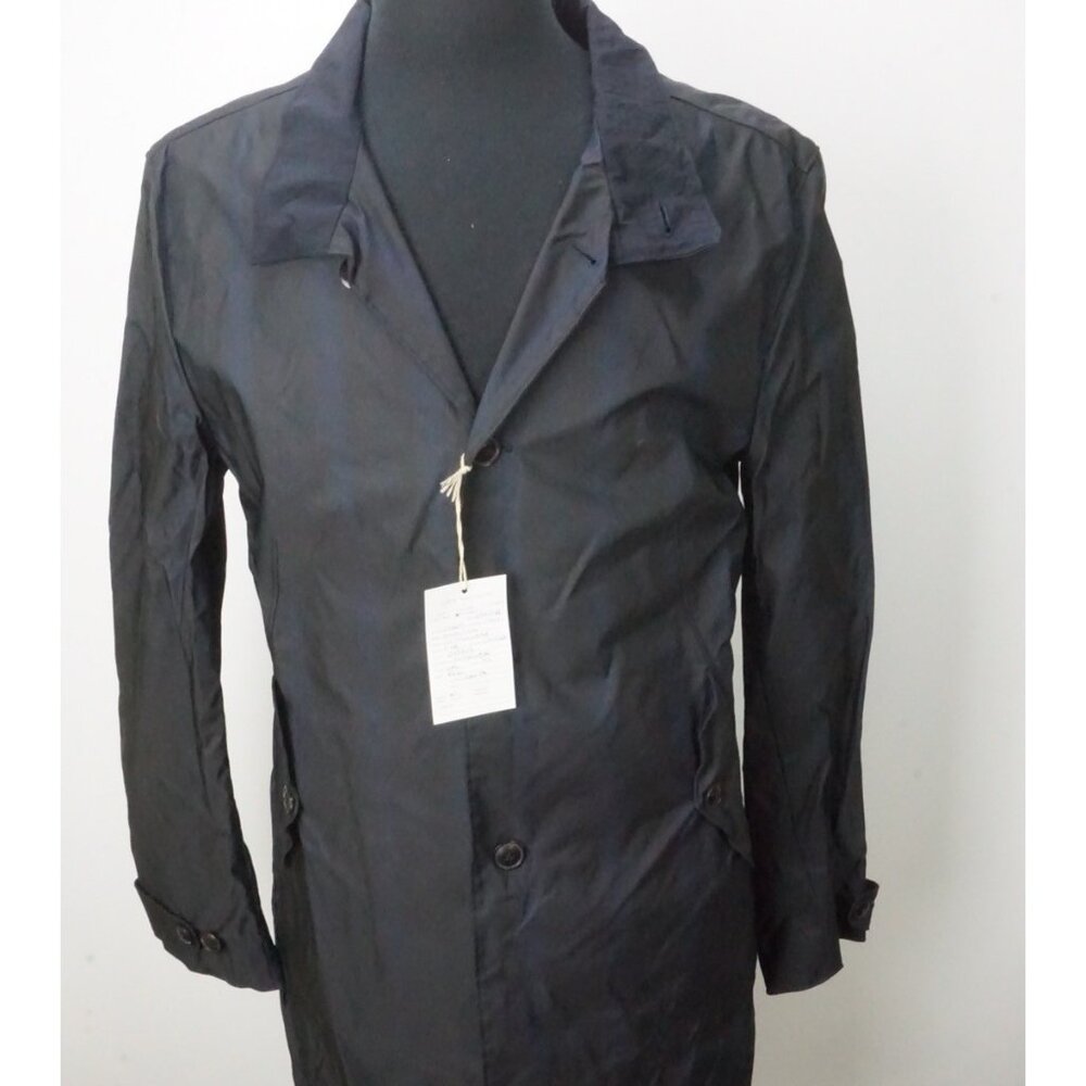 John Varvatos Midnight Blue Lightweight Polyamide Jacket Sz 40 Brand New Italy